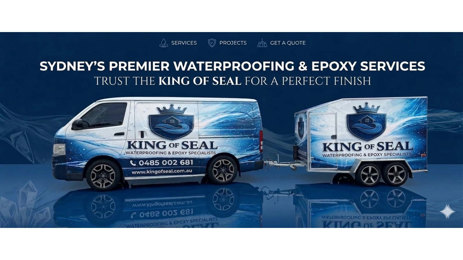 King of Seal — Sydney owner-operated waterproofing and epoxy crew
